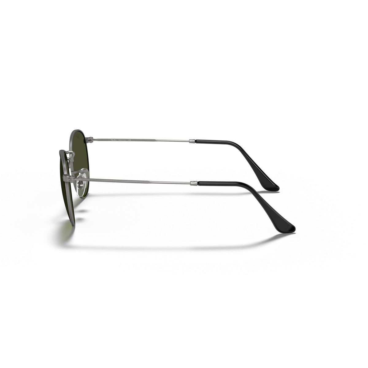 Ray-Ban Round Metal Large päikeseprillid | Gunmetal - G-15 Green
