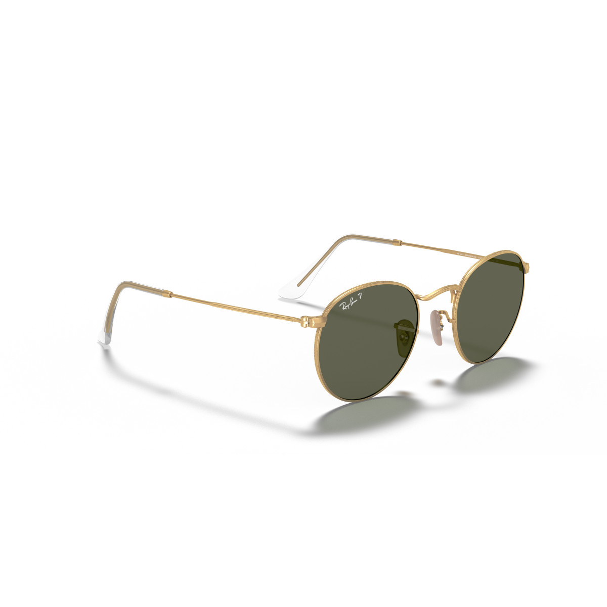 Ray-Ban Round Metal Small päikeseprillid | Polarized | Gold - G-15 Green
