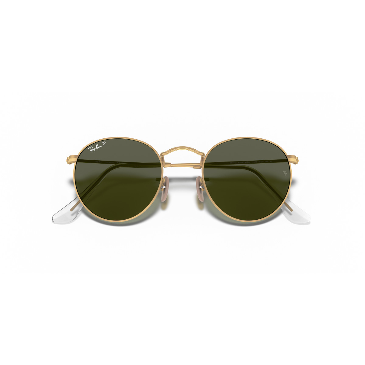 Ray-Ban Round Metal Small päikeseprillid | Polarized | Gold - G-15 Green