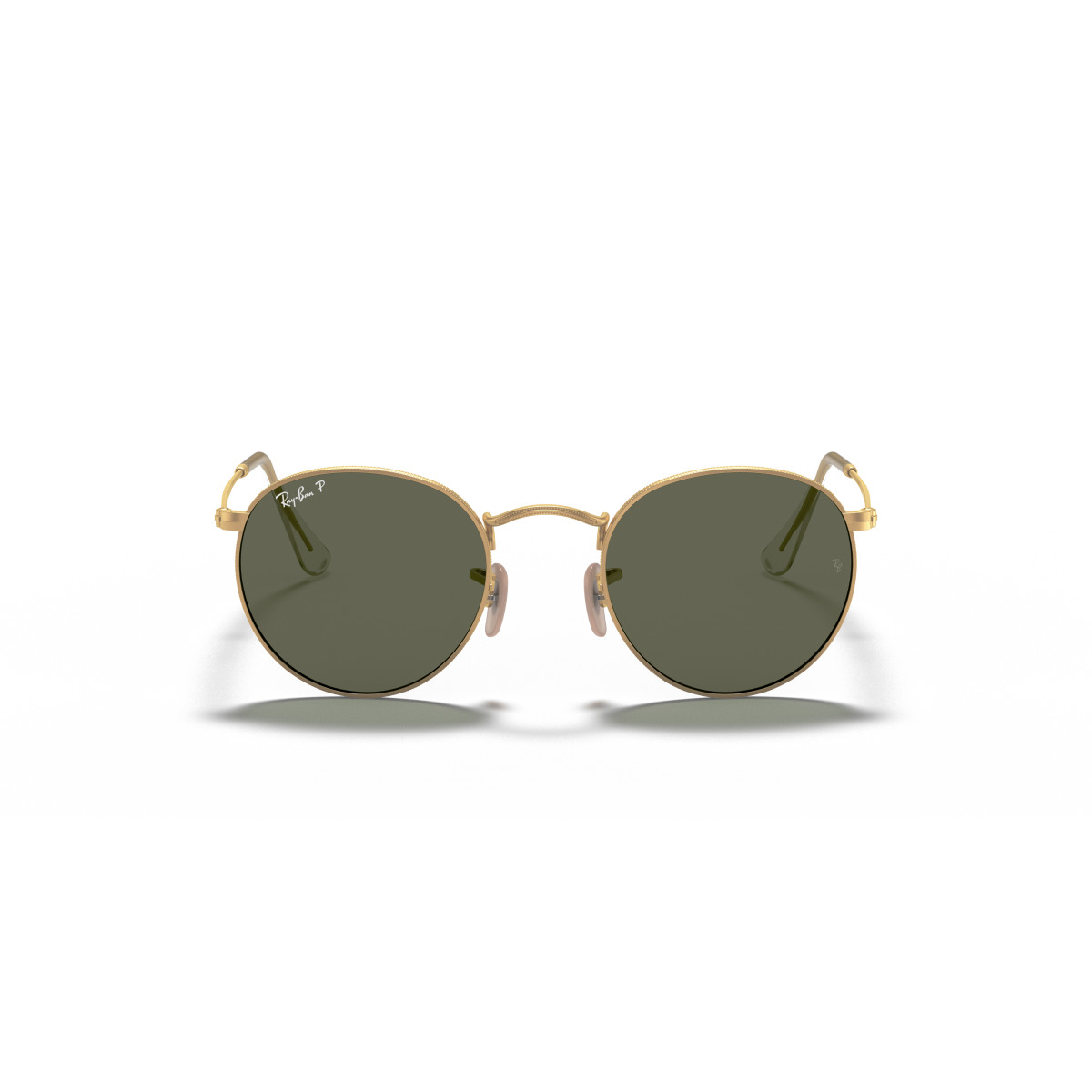 Ray-Ban Round Metal Small päikeseprillid | Polarized | Gold - G-15 Green