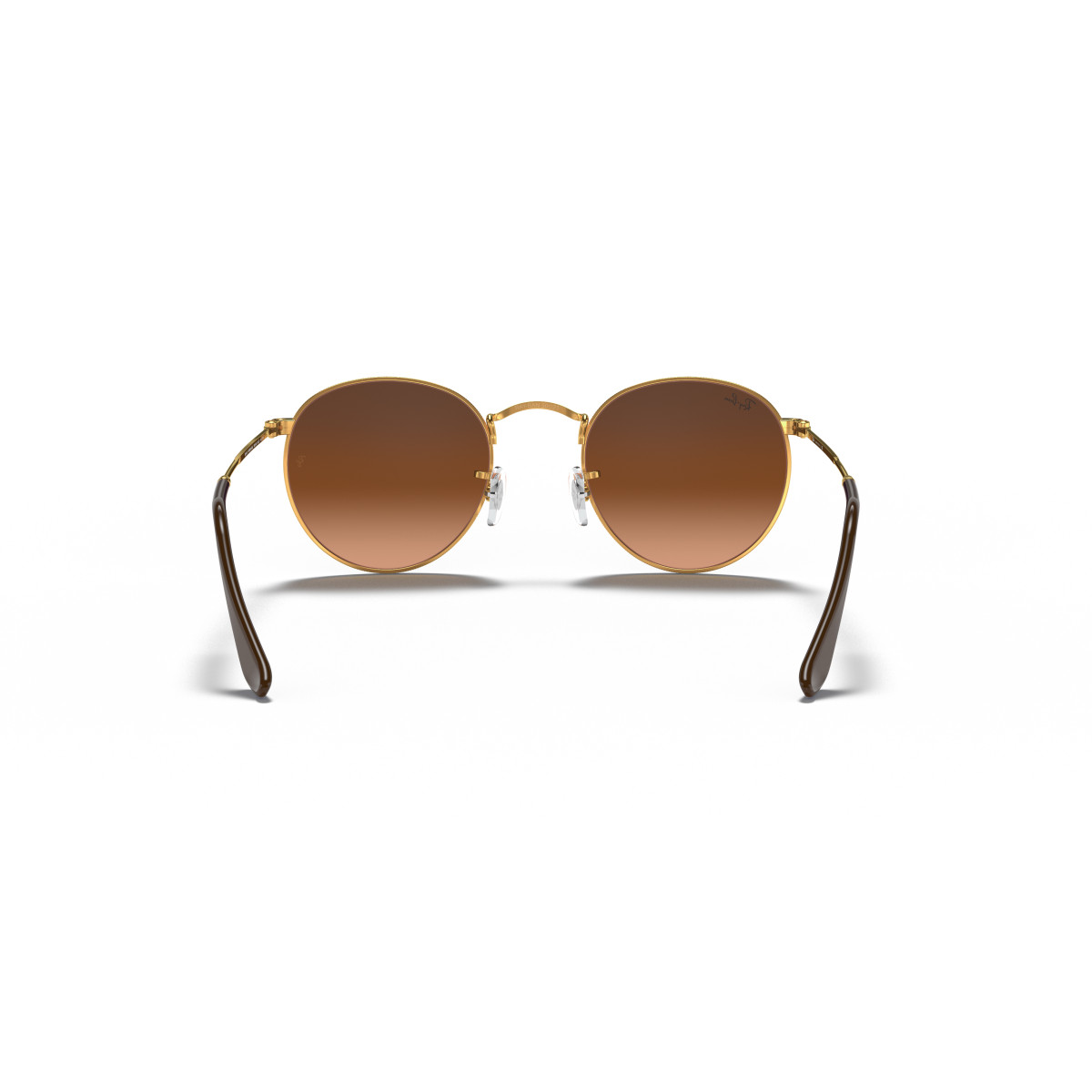 Ray-Ban Round Metal Small päikeseprillid | Light Bronze - Pink Brown Gradient