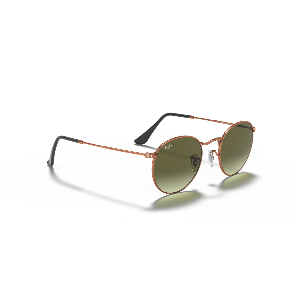Ray-Ban Round Metal Large päikeseprillid | Bronze Copper - Green Gradient