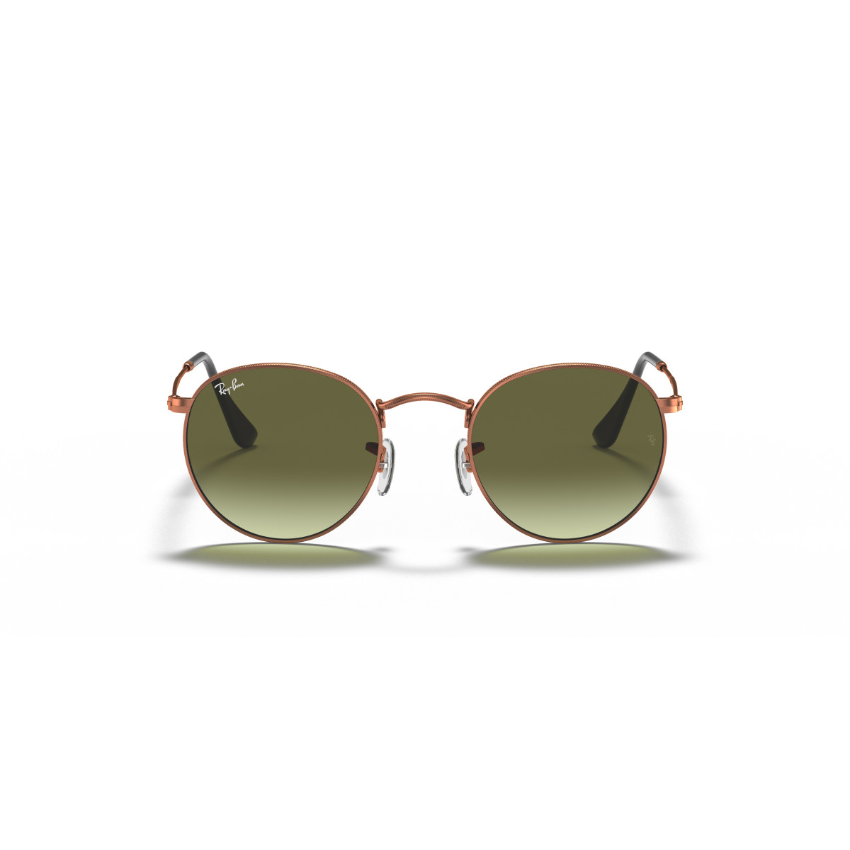 Ray-Ban Round Metal Large päikeseprillid | Bronze Copper - Green Gradient