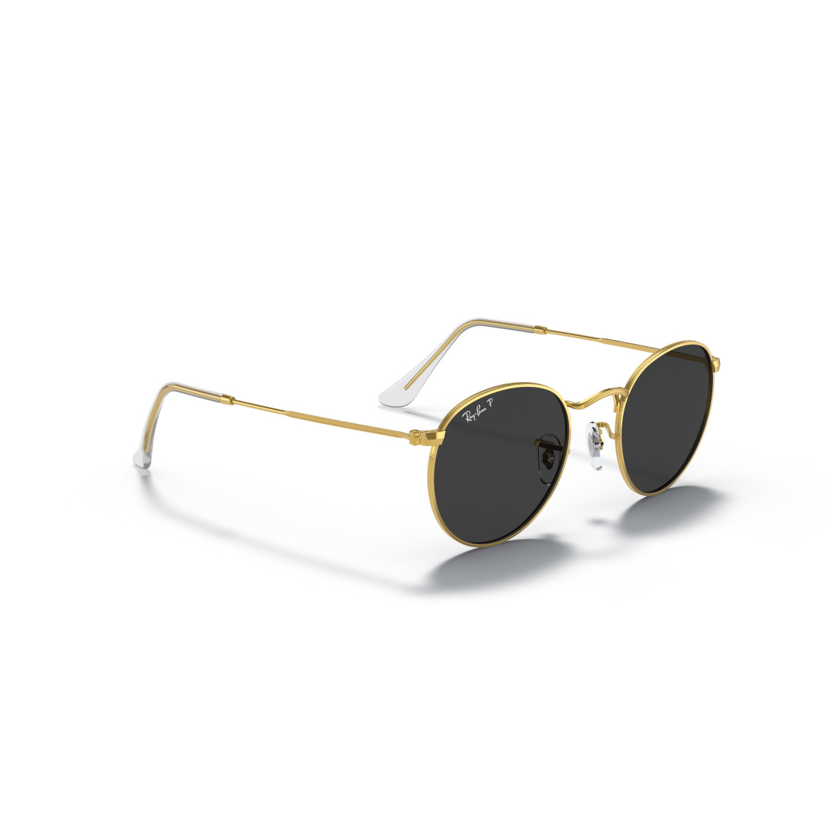 Ray-Ban Round Metal Large päikeseprillid | Polarised | Gold - Black