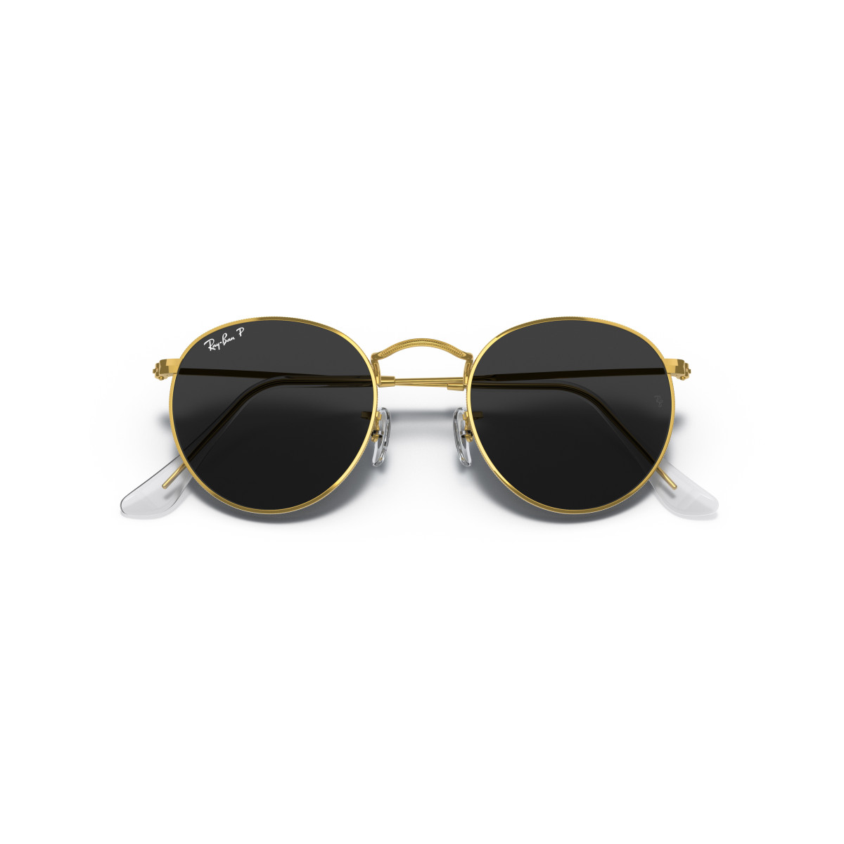 Ray-Ban Round Metal Large päikeseprillid | Polarised | Gold - Black