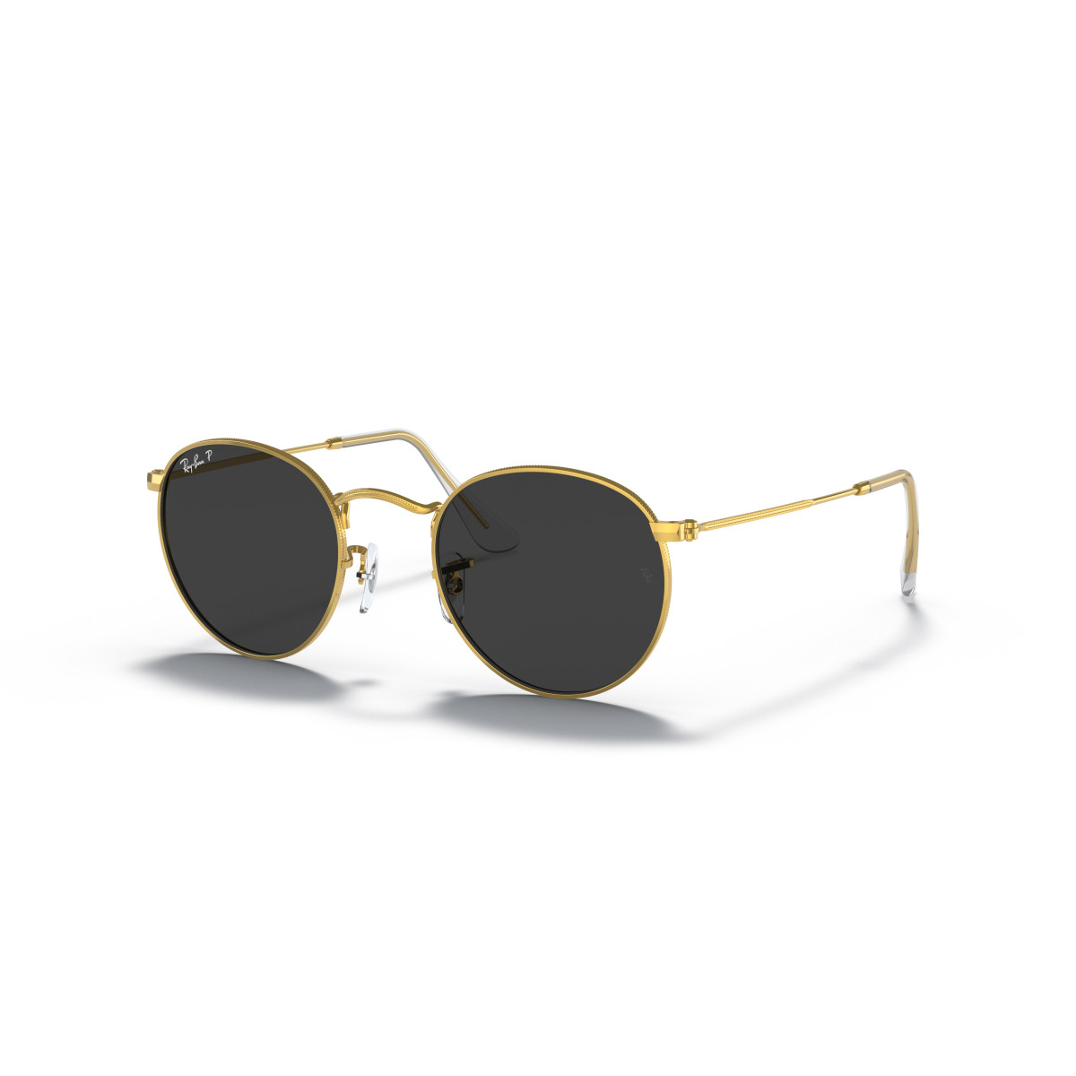Ray-Ban Round Metal Large päikeseprillid | Polarised | Gold - Black