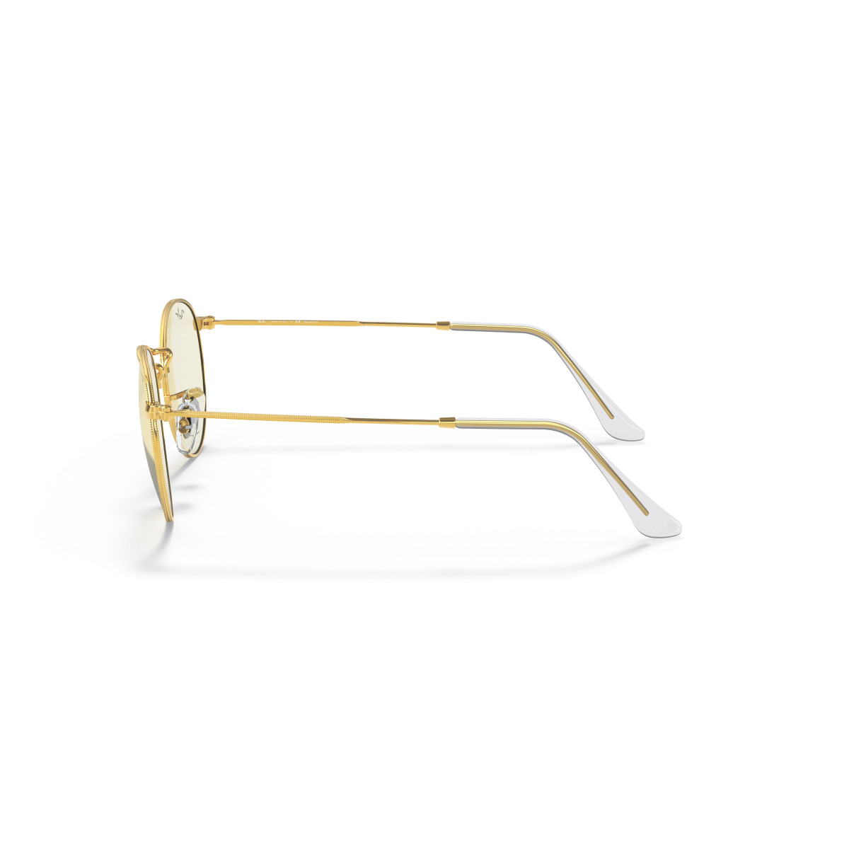 Ray-Ban Round Metal Large päikeseprillid | Photochromic | Gold - Clear