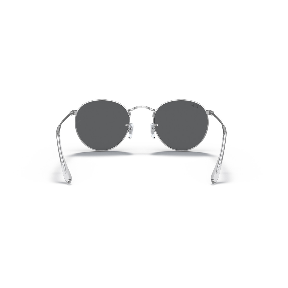 Ray-Ban Round Metal Large päikeseprillid | Silver - Dark Grey