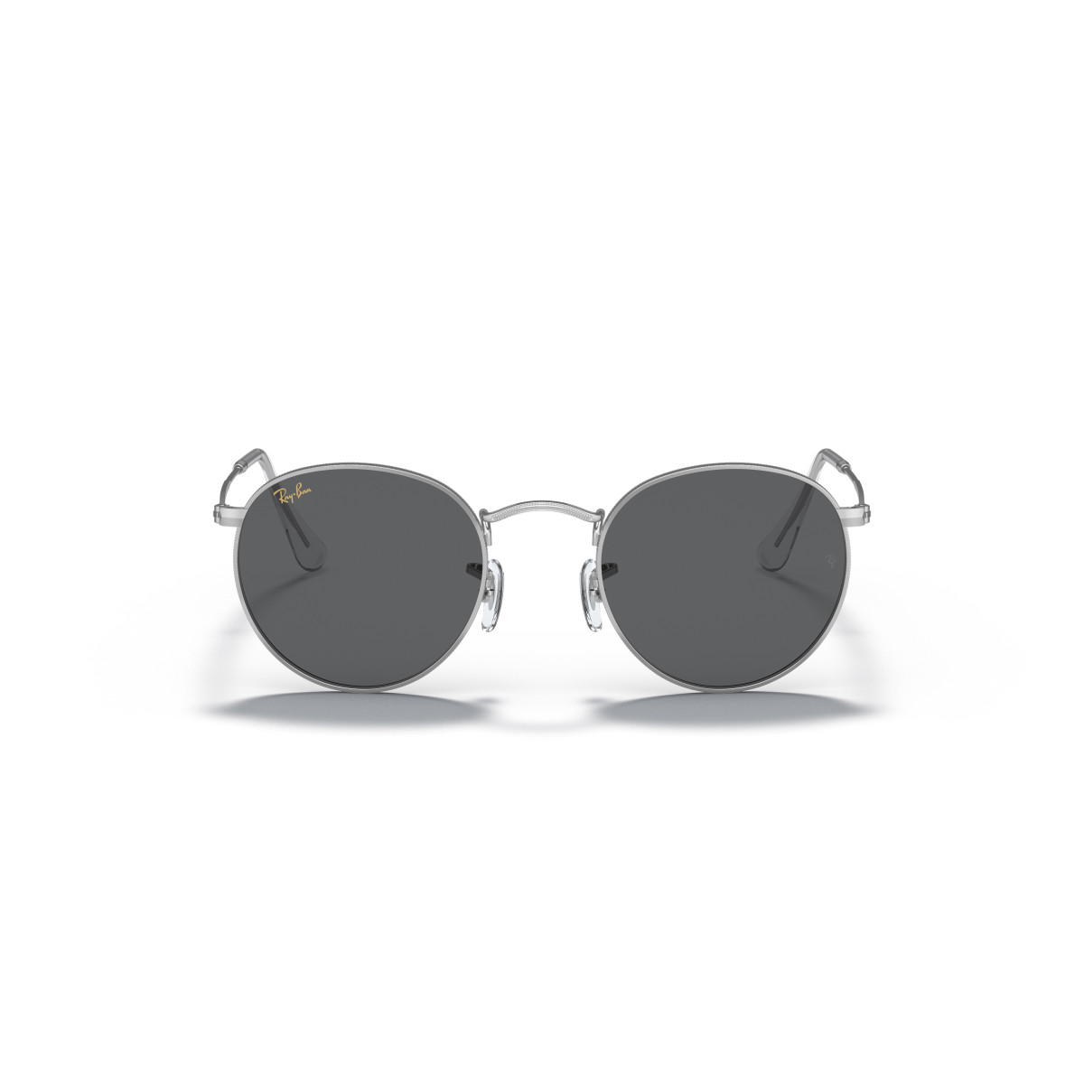 Ray-Ban Round Metal Large päikeseprillid | Silver - Dark Grey