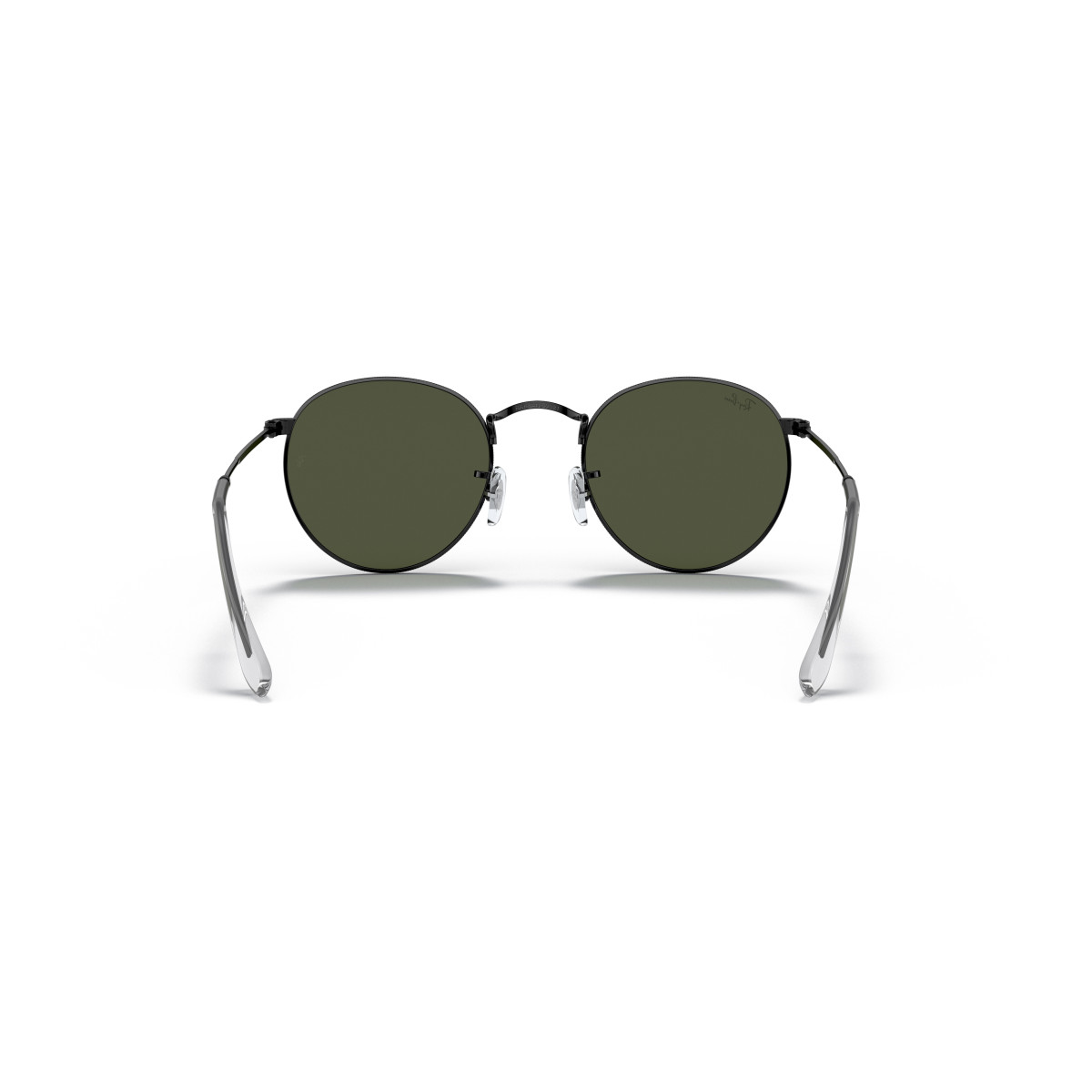 Ray-Ban Round Metal Small päikeseprillid | Black - G-15 Green