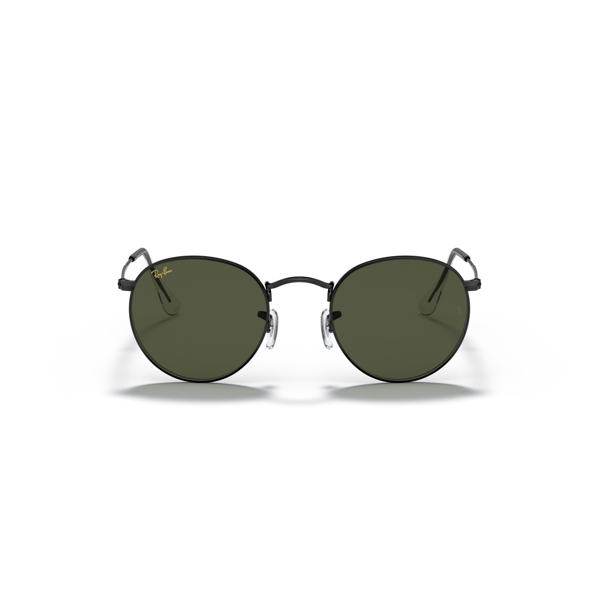 Ray-Ban Round Metal Small päikeseprillid | Black - G-15 Green