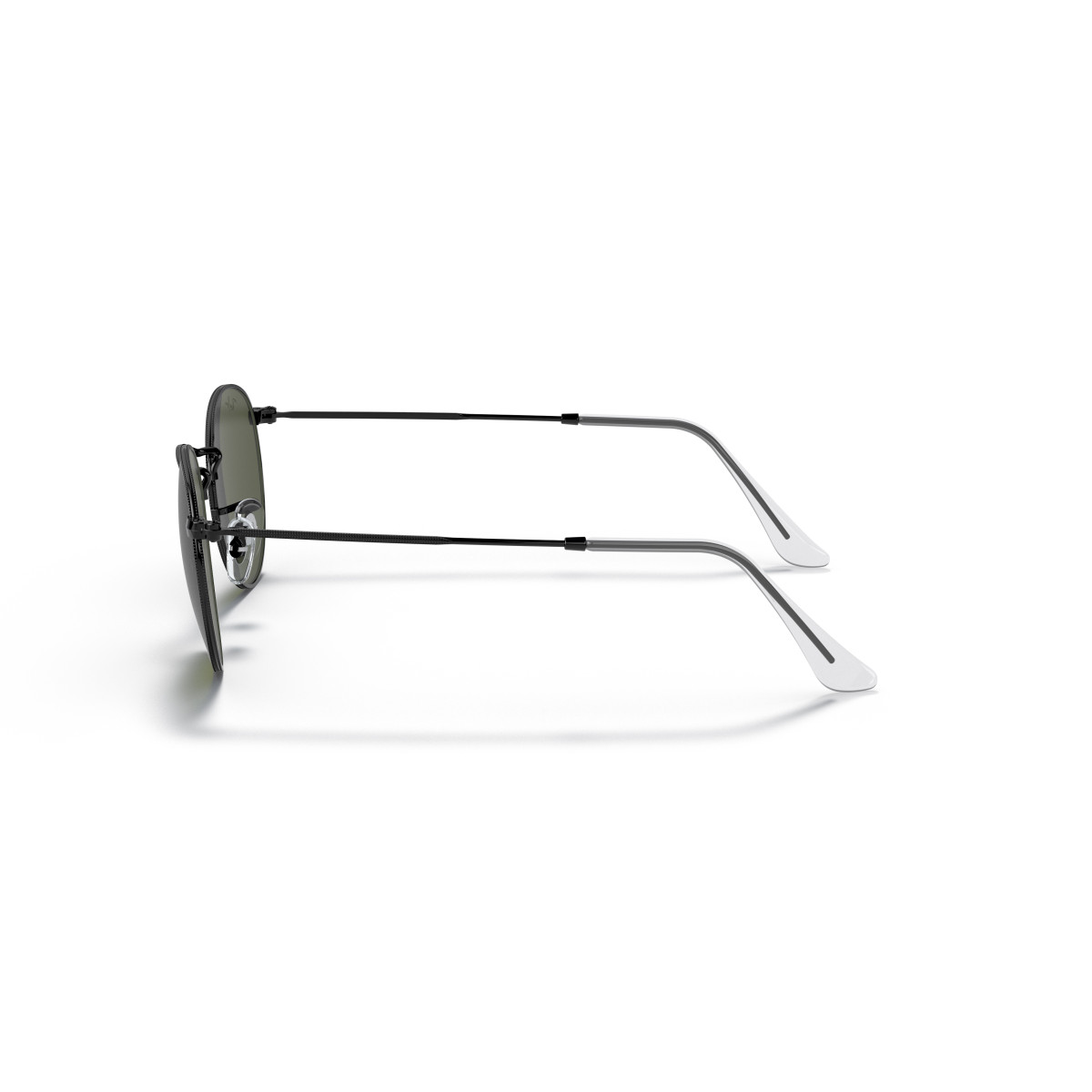 Ray-Ban Round Metal Small päikeseprillid | Black - G-15 Green