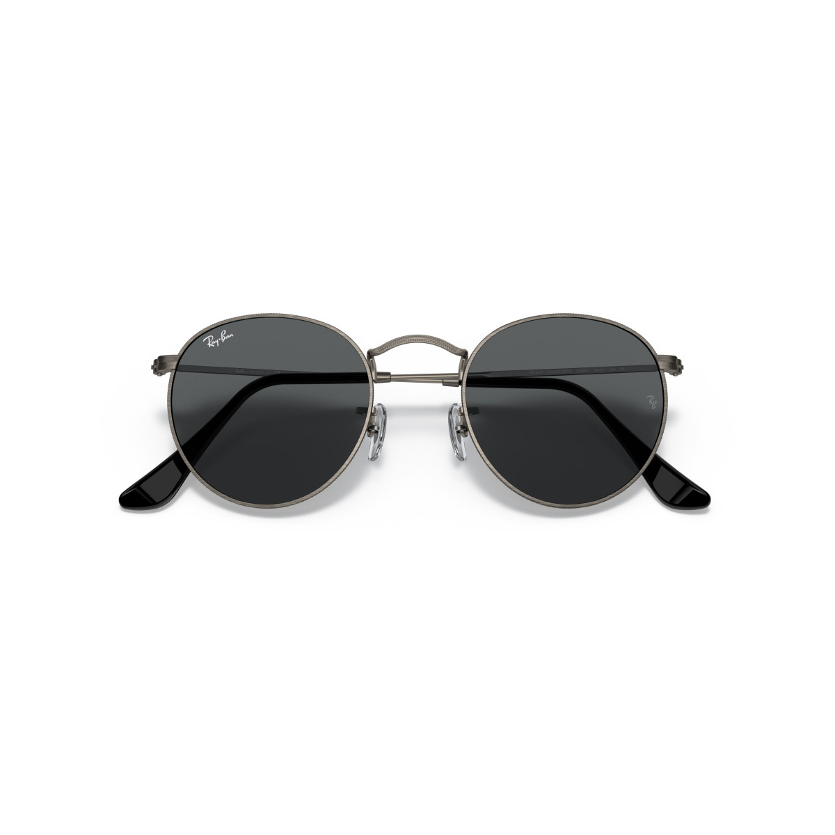 Ray-Ban Round Metal Large päikeseprillid | Gunmetal - Dark Grey