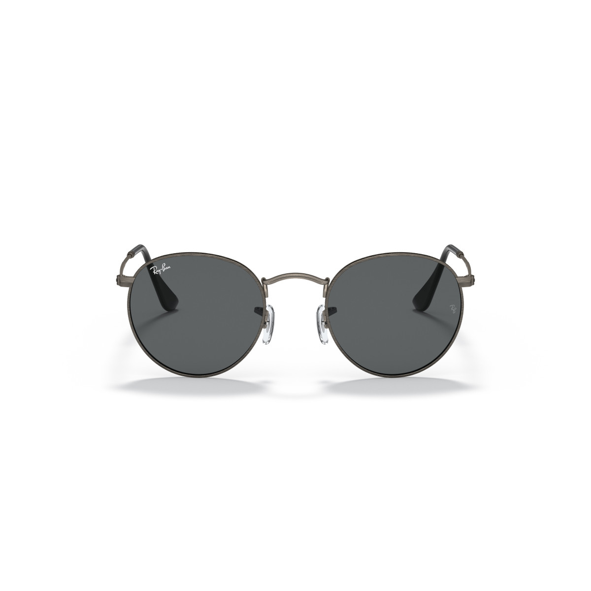 Ray-Ban Round Metal Large päikeseprillid | Gunmetal - Dark Grey