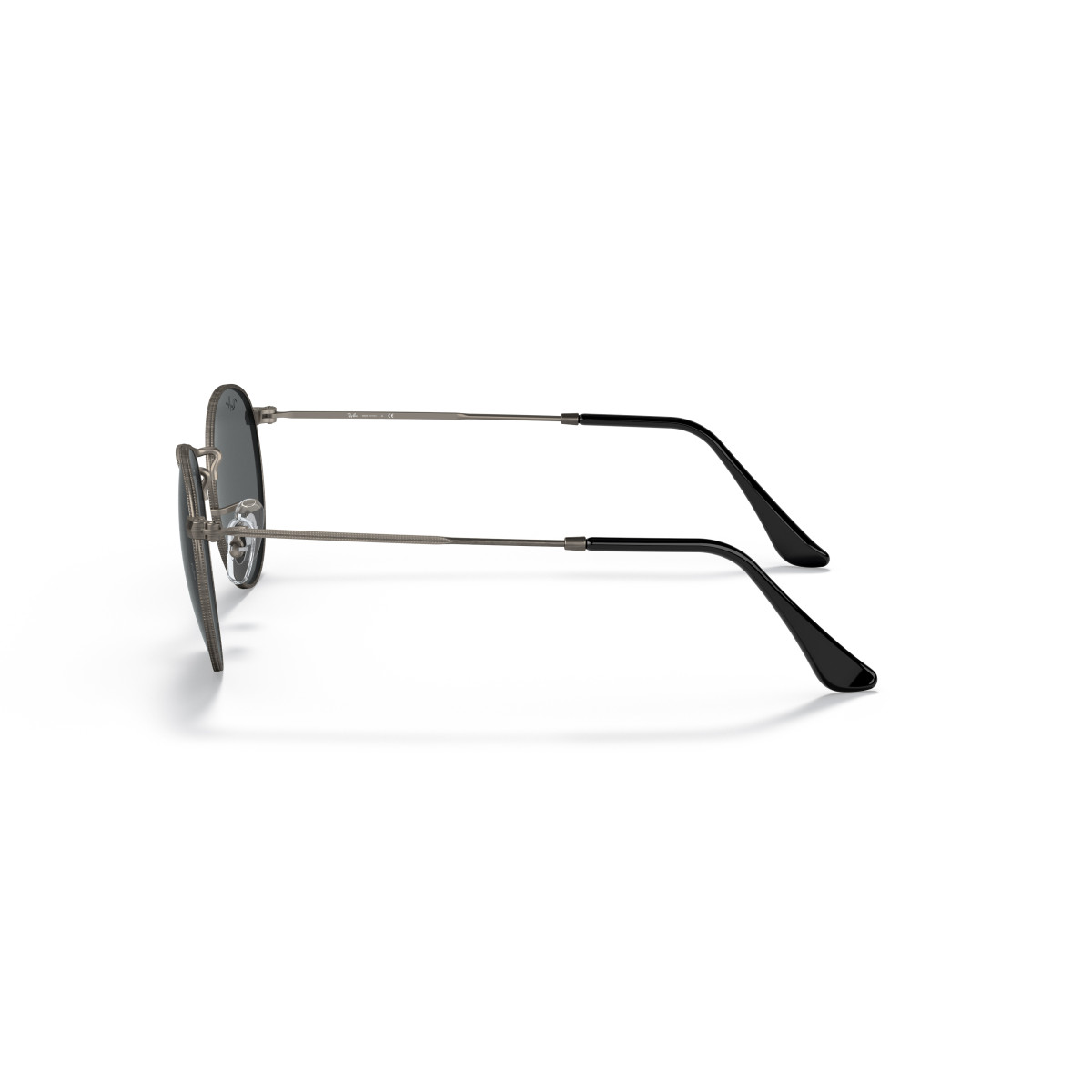 Ray-Ban Round Metal Large päikeseprillid | Gunmetal - Dark Grey