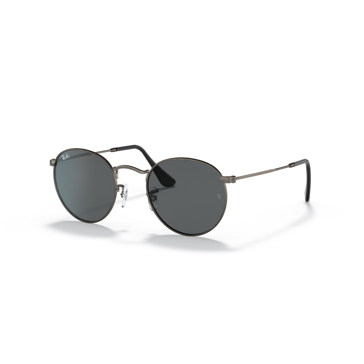 Ray-Ban Round Metal Large päikeseprillid | Gunmetal - Dark Grey