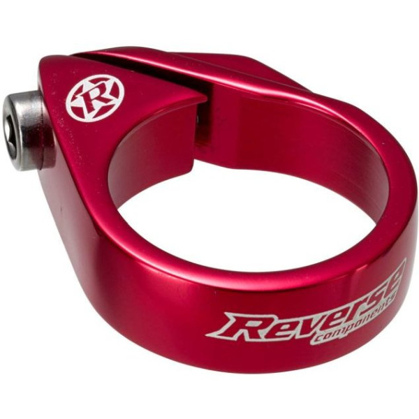 Reverse Bolt sadulaposti klamber | 34.9mm | Red