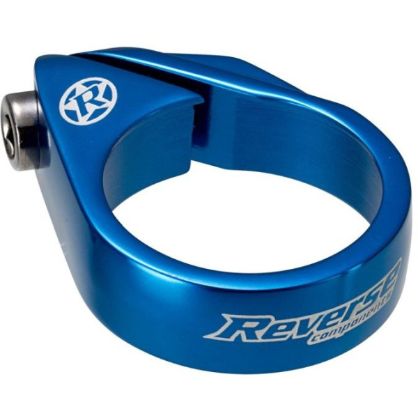 Reverse Bolt sadulaposti klamber | 34.9mm | Blue