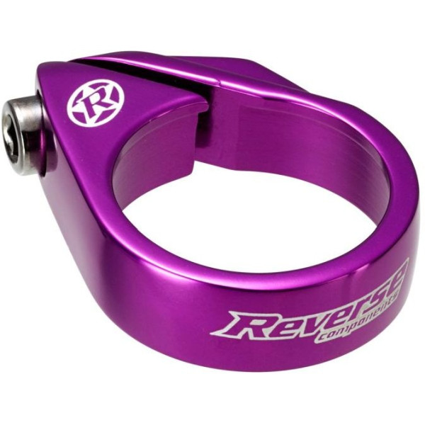 Reverse Bolt sadulaposti klamber | 34.9mm | Purple