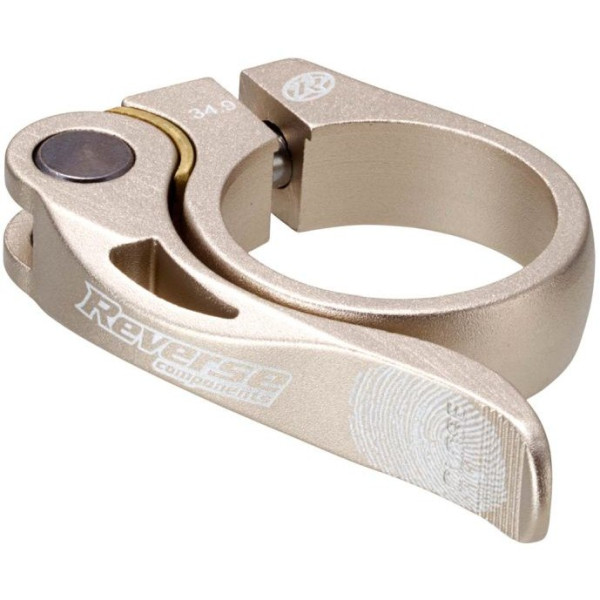 Reverse Long Life sadulaposti klamber | 34.9mm | Sand Metallic