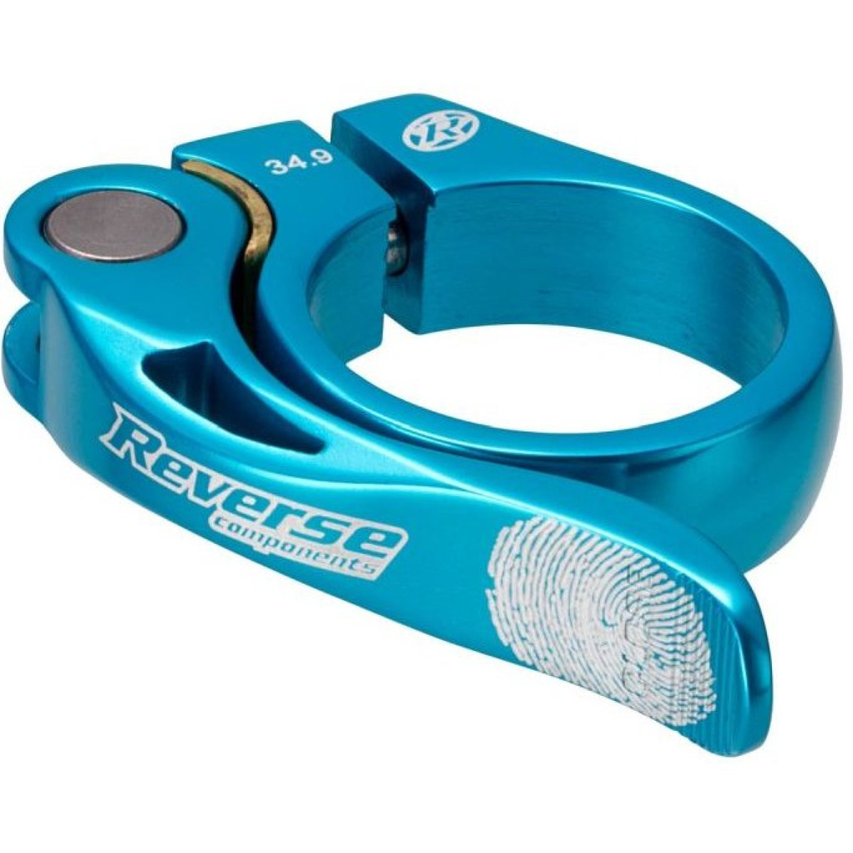 Reverse Long Life sēdekļa stutes skava | 34.9mm | Light Blue
