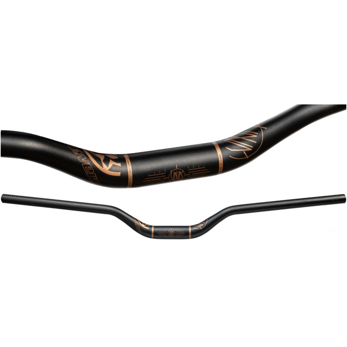 Reverse Components Niko Vink Aluminum Handlebar | Ø 31.8 | 48mm Rise | Black - Copper
