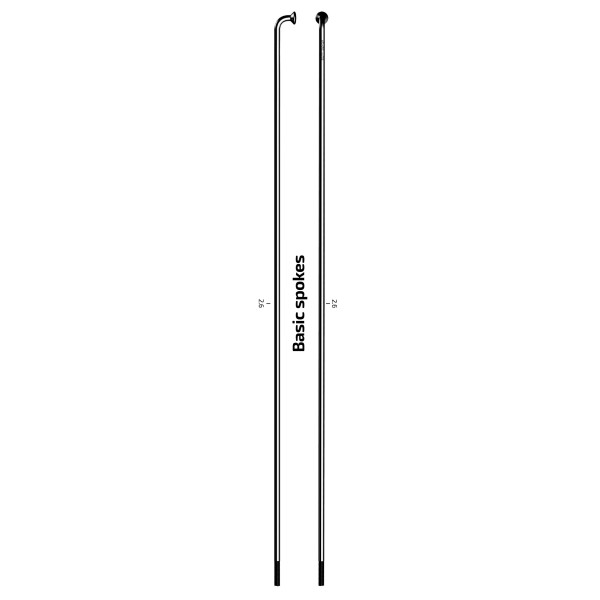 Sapim Leader kodar | J-Bend | 2.6 mm | Black