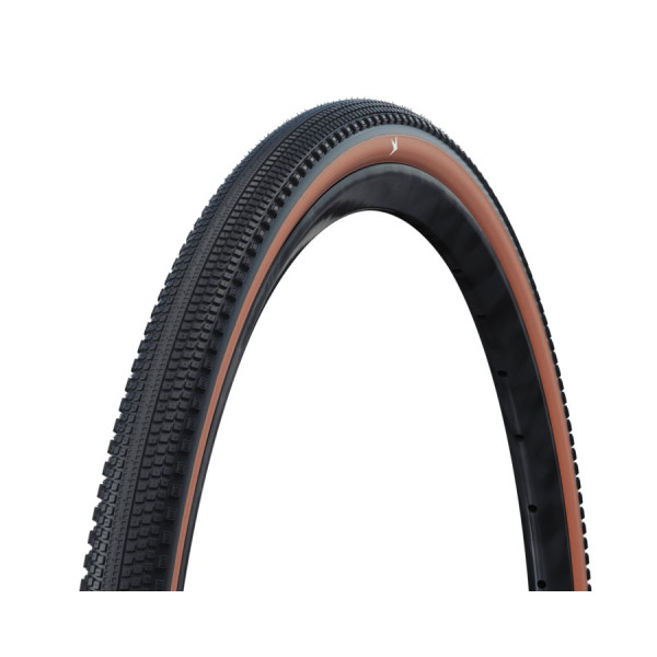 Schwalbe G-One Comp K-Guard Green Compound 28" Tire | Bronze Sidewall
