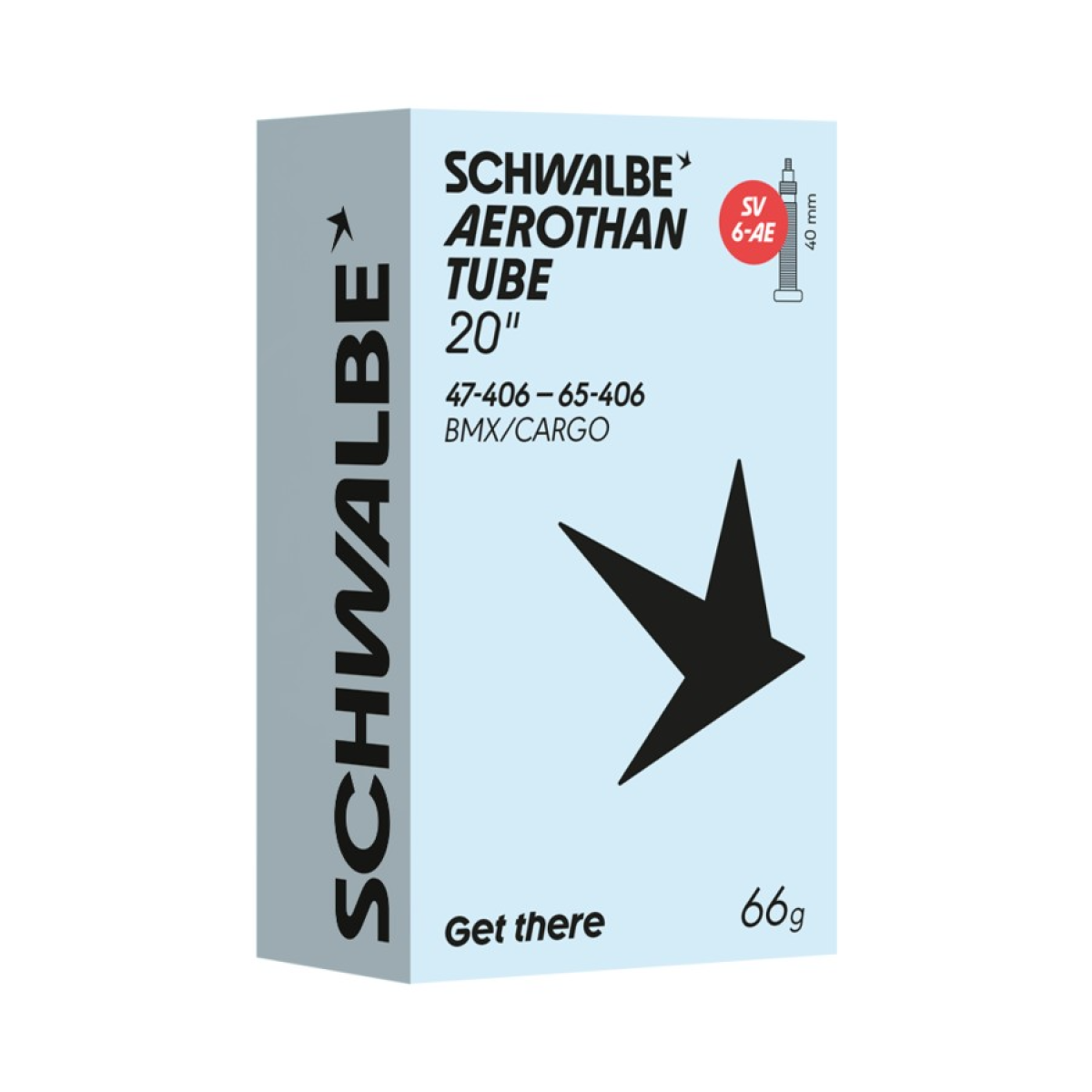 Schwalbe Aerothan BMX/Cargo 20" kamera 6AE | SV 40mm | 47/65-406