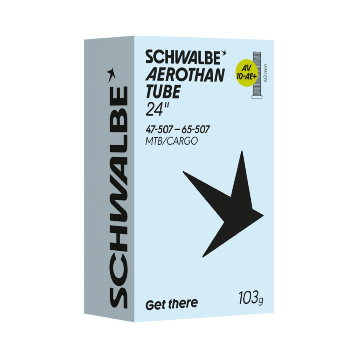 Schwalbe Aerothan MTB/Cargo+ 24" kamera 10AE+ | SV 40mm | 47/65-507