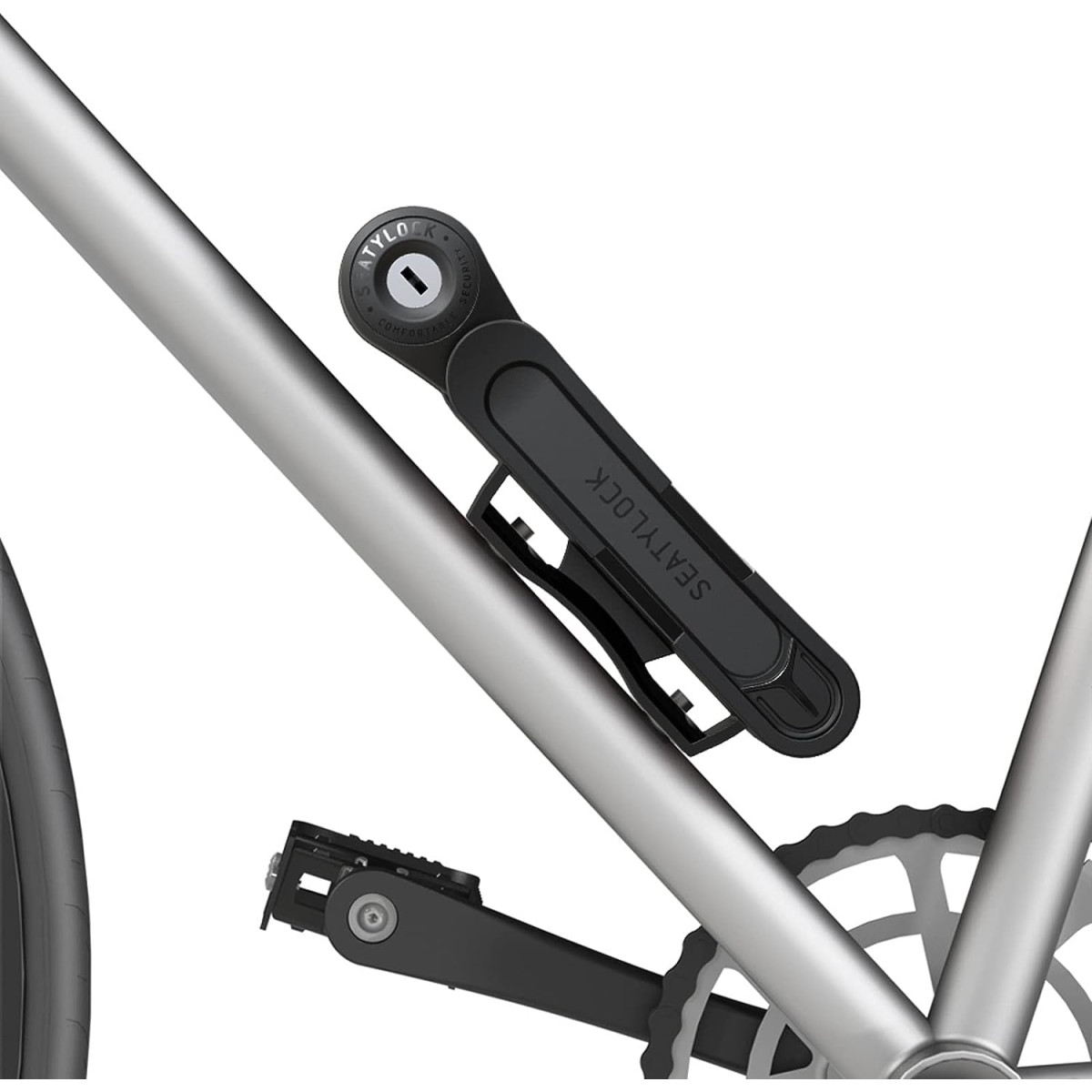 Seatylock Foldylock kompaktne kokkupandav lukk | Must