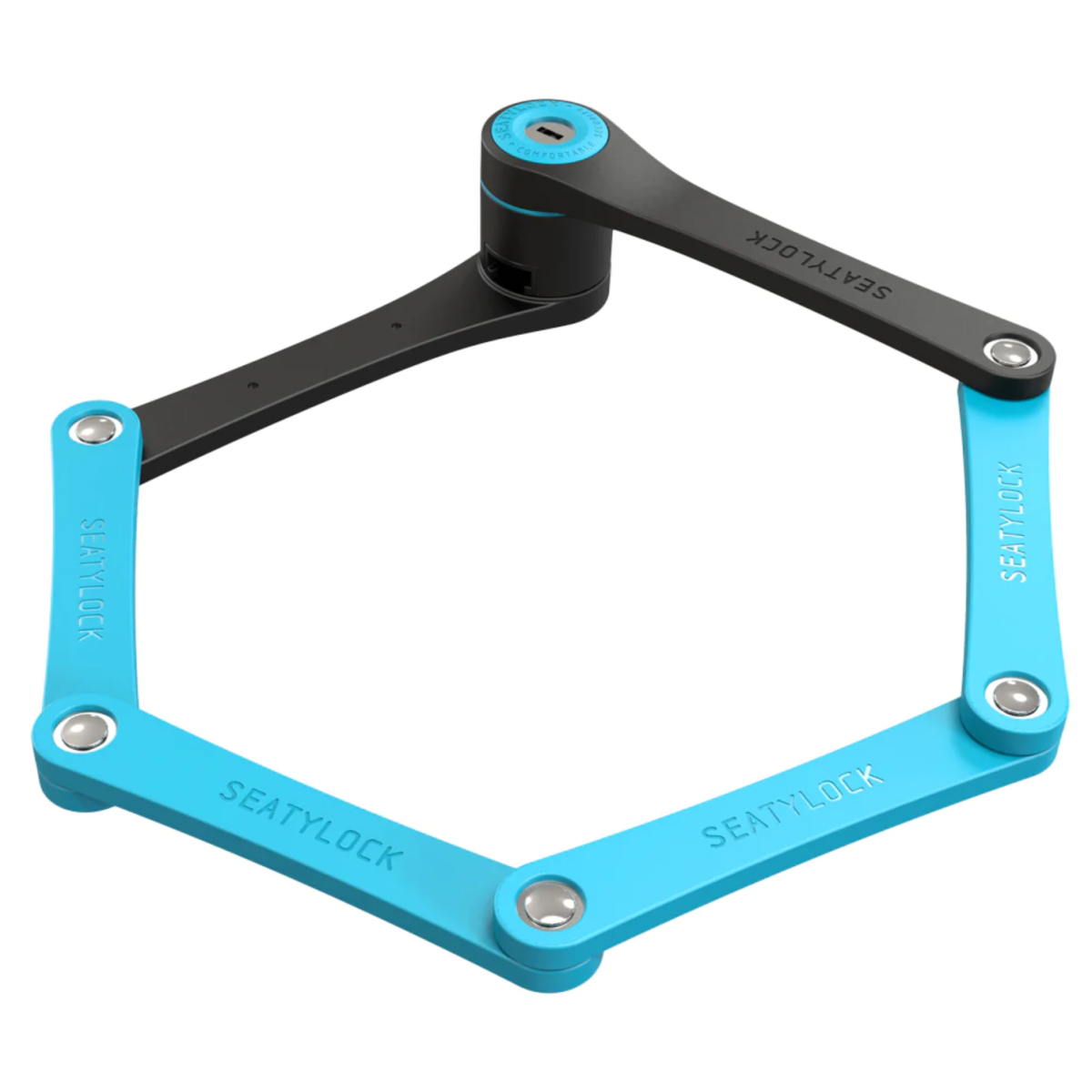 Seatylock Foldylock kompaktne kokkupandav lukk | Sinine