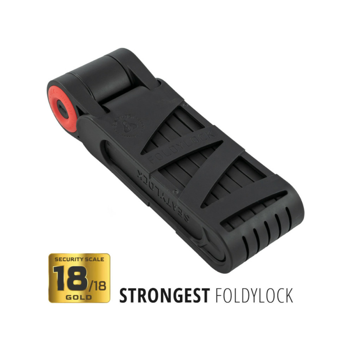 Seatylock Foldylock Forever kokkupandav lukk | Must