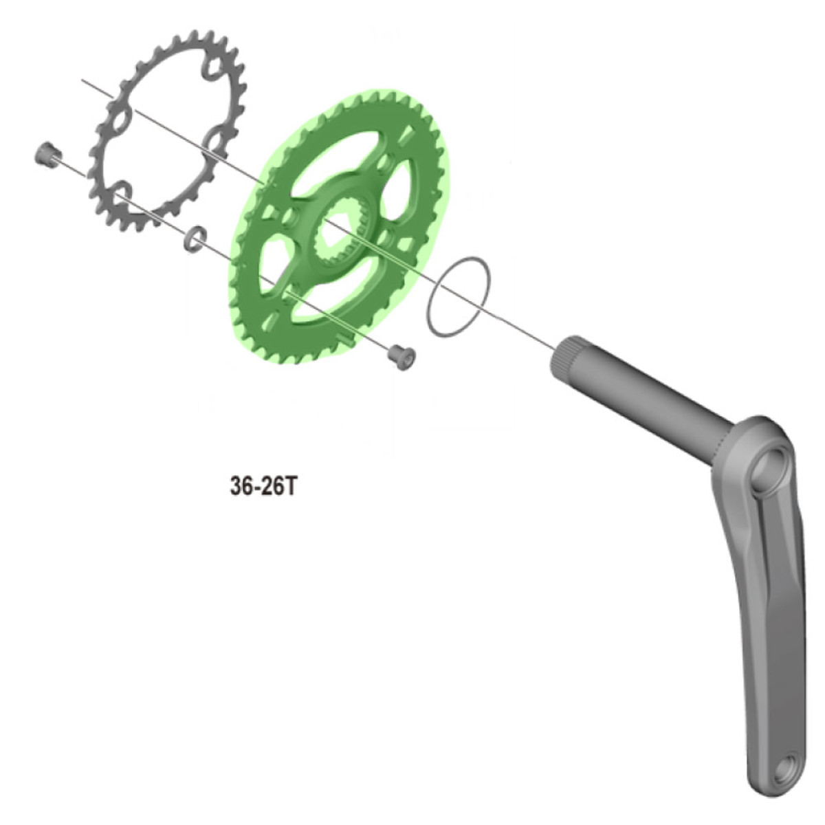 Shimano SLX FC-M7100 Chainring | DM | 2x12-speed