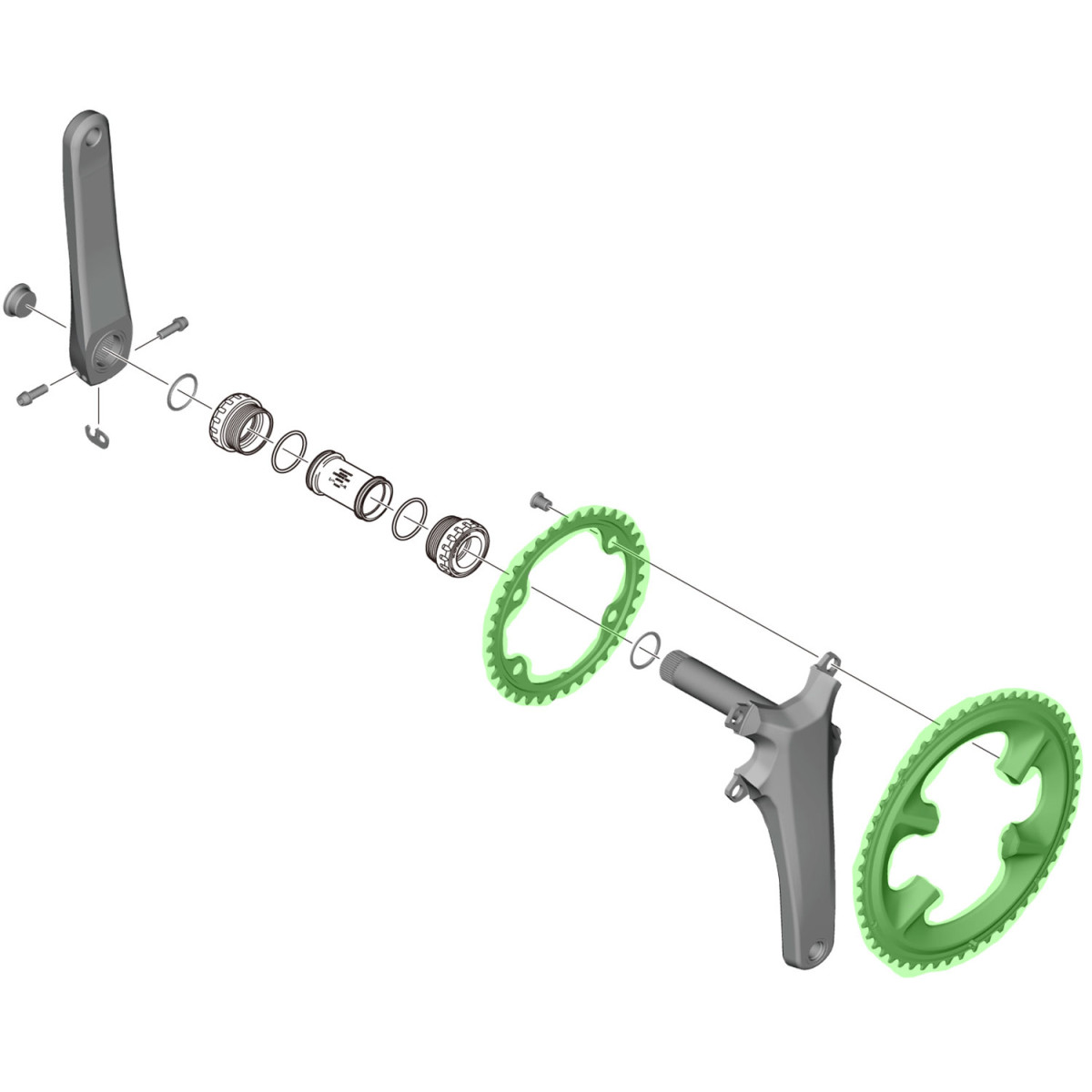 Shimano Ultegra FC-R8100-NK hammasratas | 110 BCD | 2x12-käiguline