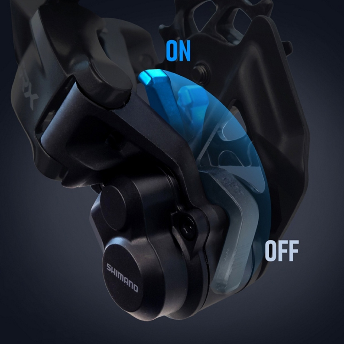 Shimano GRX Di2 RD-RX825 aizmugurējais pārslēdzējs | 12 ātrumu