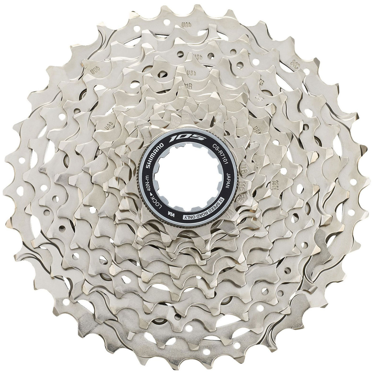 Shimano 105 CS-HG7101 Cassette, 12-speed