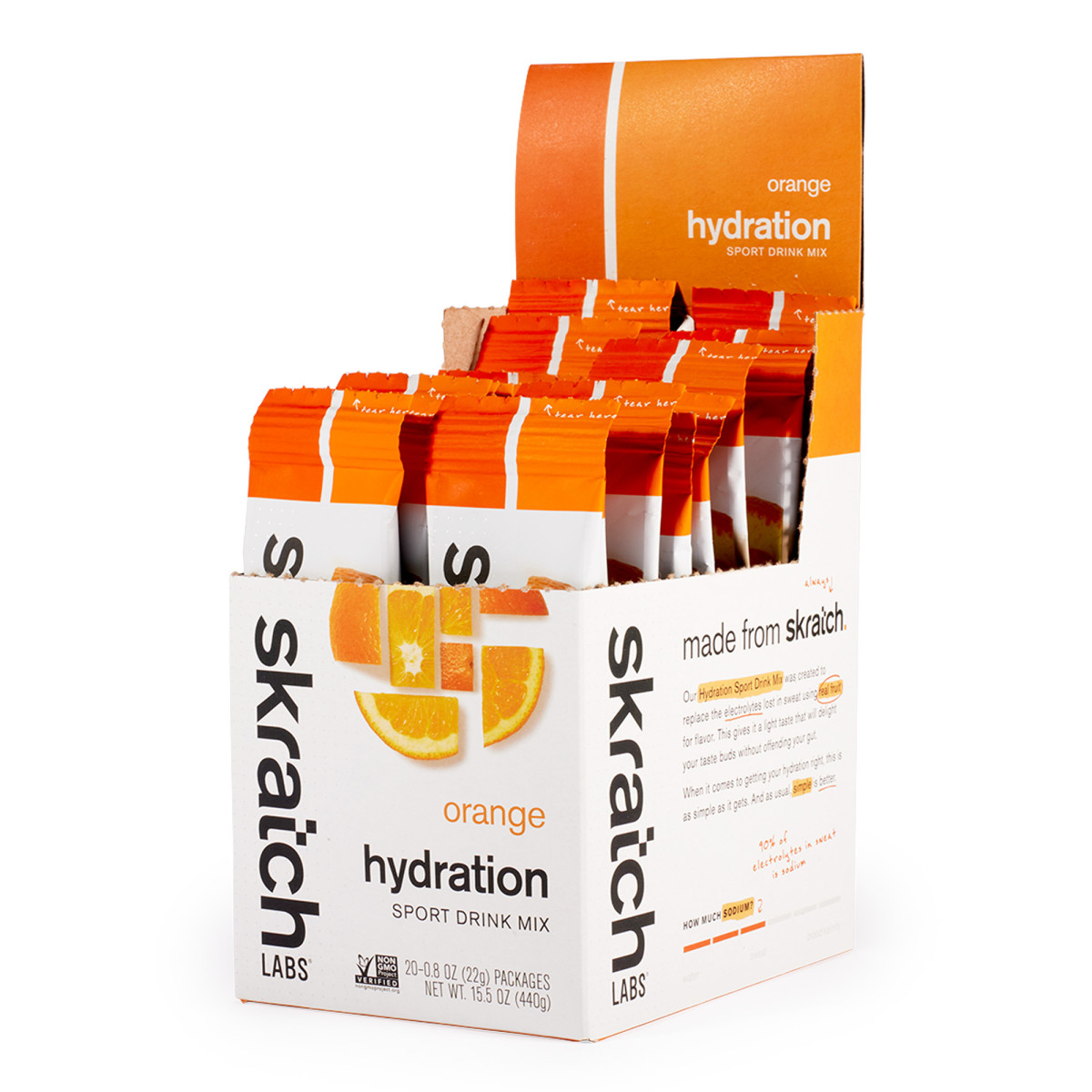 Skratch Labs Hydration Sport Mix dzēriens | 22 g | Orange