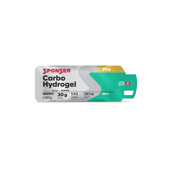 Sponser Carbo Hydrogel energiageel | 60g | Mint