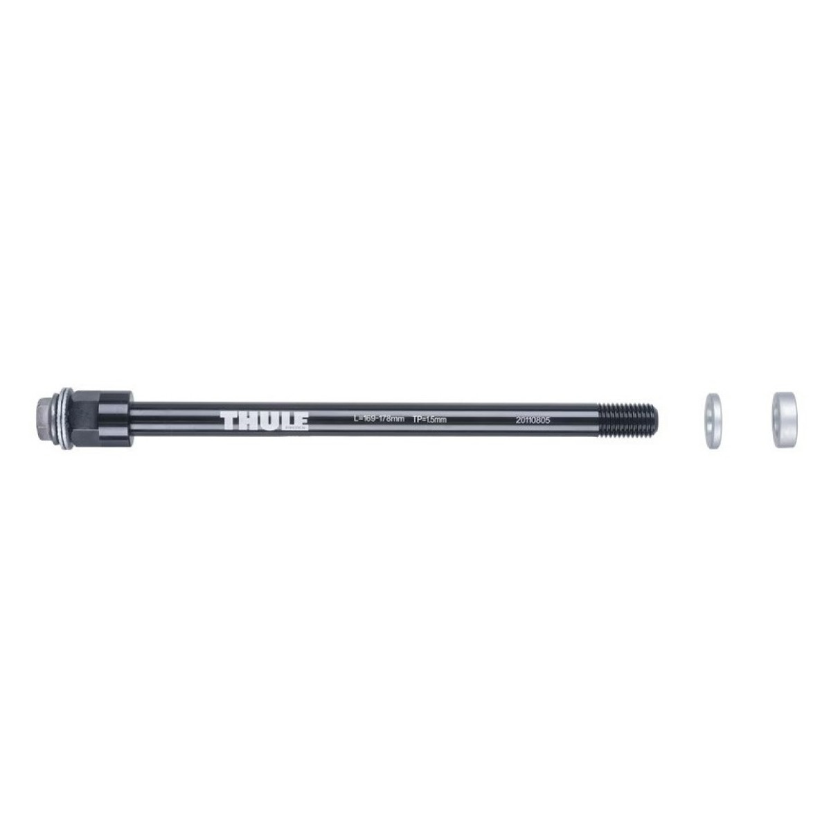 Thule velosipēda piekabes caurass | M12 x 1.5 | 169-178mm