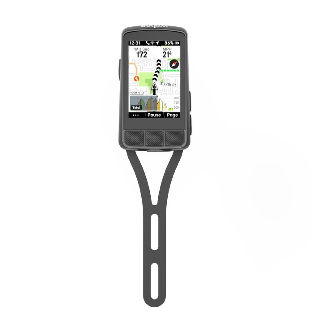 Wahoo ELEMNT Roam 3/Bolt 3 Out Front integrētais velodatora stiprinājums