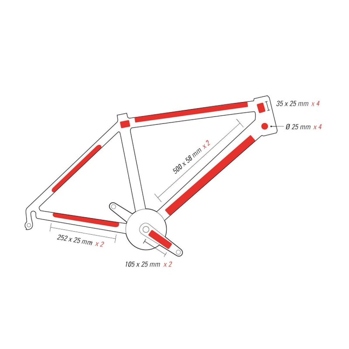 Zefal Skin Armor Bike Protection | Matt | L