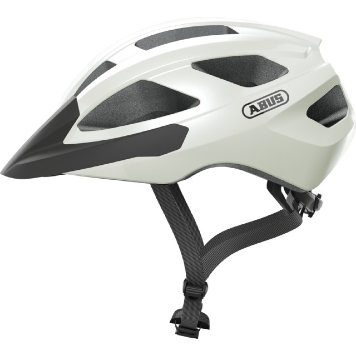 Abus Macator Helmet | Pearl White