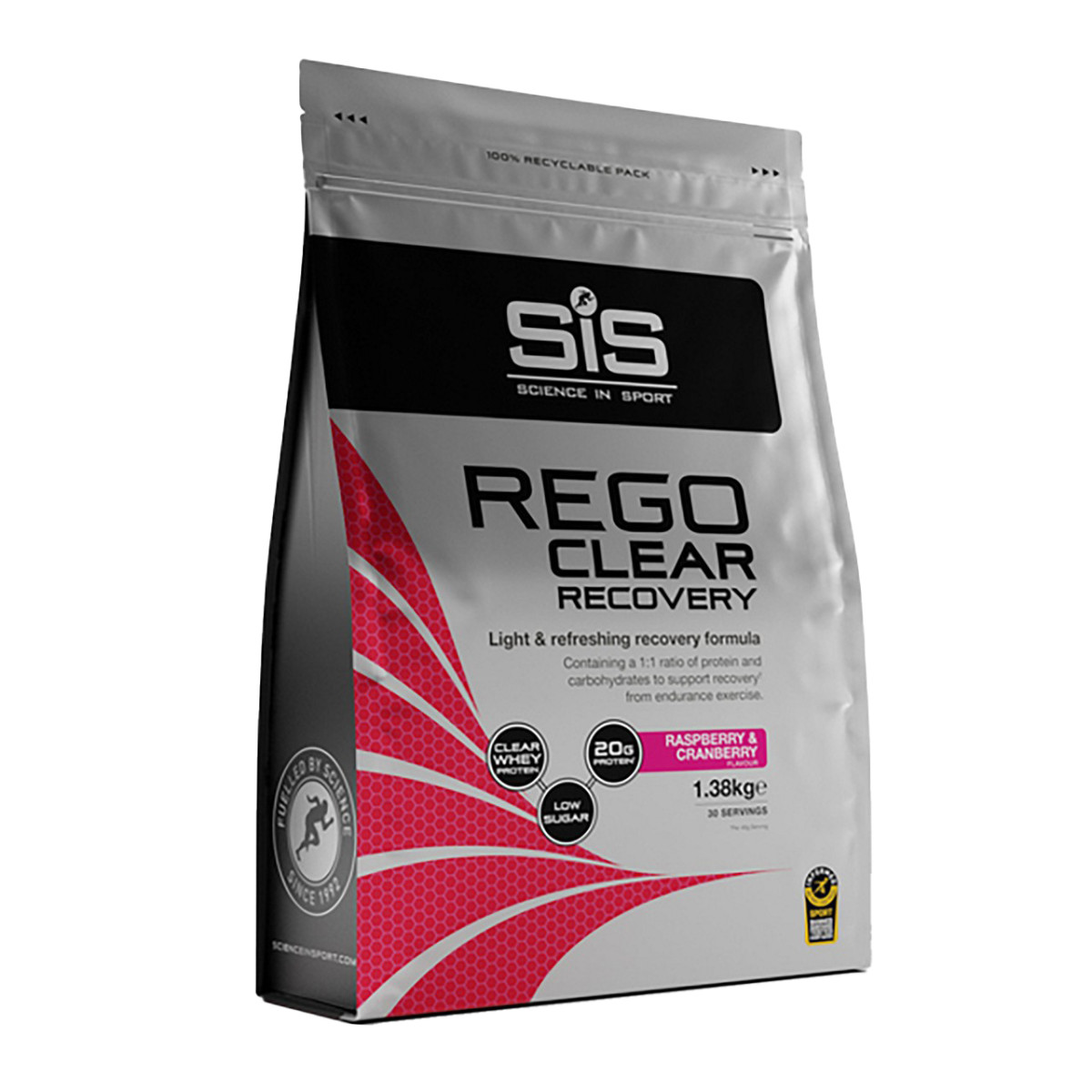SIS Rego Clear Recovery Drink | 1.38kg | Raspberry - Cranberry