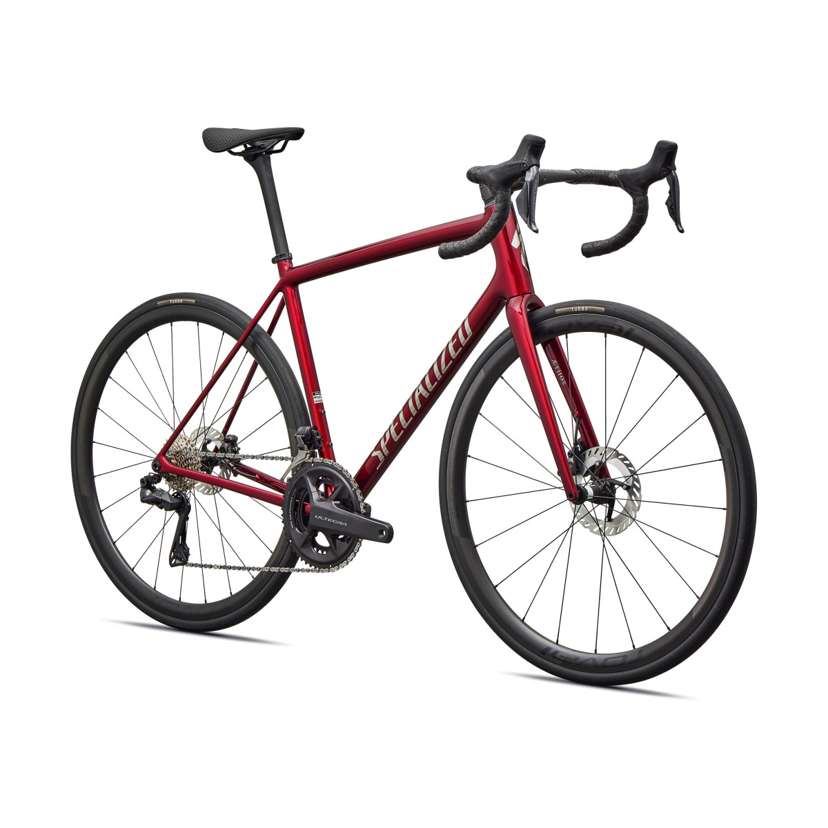 Specialized Aethos 2 Pro maanteeratas | Shimano Ultegra Di2 | Gloss Red Sky - Chrome