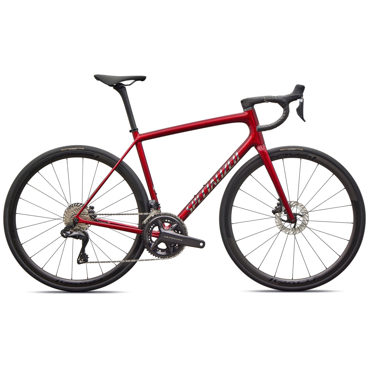 Specialized Aethos 2 Pro maanteeratas | Shimano Ultegra Di2 | Gloss Red Sky - Chrome