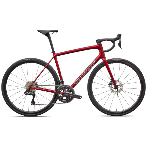 Specialized Aethos 2 Pro maanteeratas | Shimano Ultegra Di2 | Gloss Red Sky - Chrome