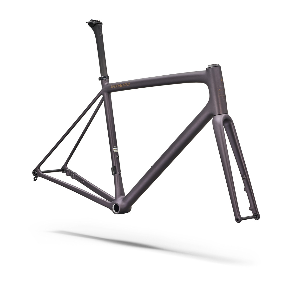 Specialized Aethos 2 raamikomplekt | Satin Nebula Metallic - Burnt Gold Metallic