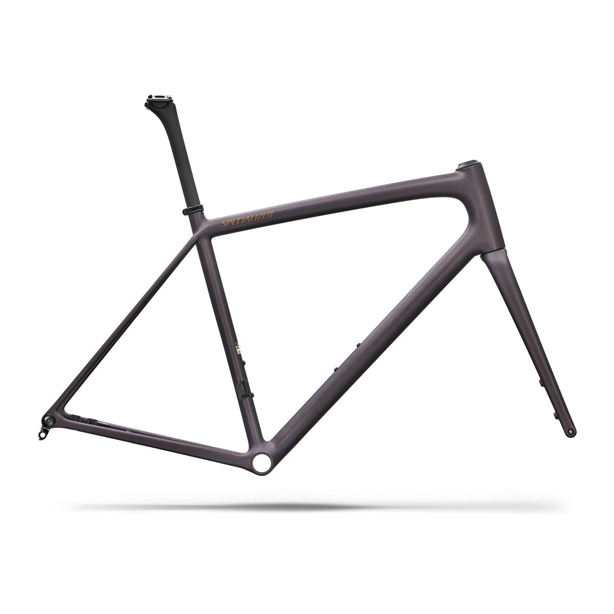 Specialized Aethos 2 raamikomplekt | Satin Nebula Metallic - Burnt Gold Metallic