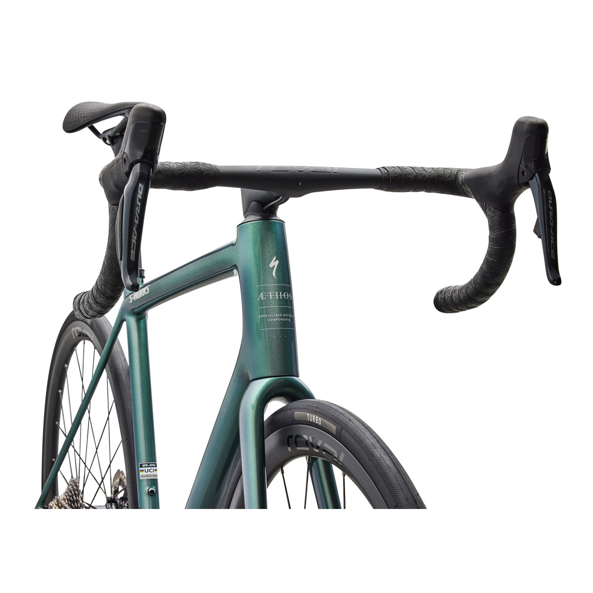 S-Works Aethos 2 maanteeratas | Dura Ace Di2 | Gloss Premium Fjord Metallic - Dolomite Metallic
